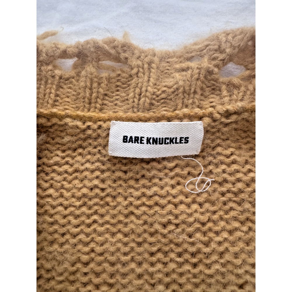 Bare Knuckles Cardigan Yellow Size L Men's Excellent Used Condition - Picture 2 of 5